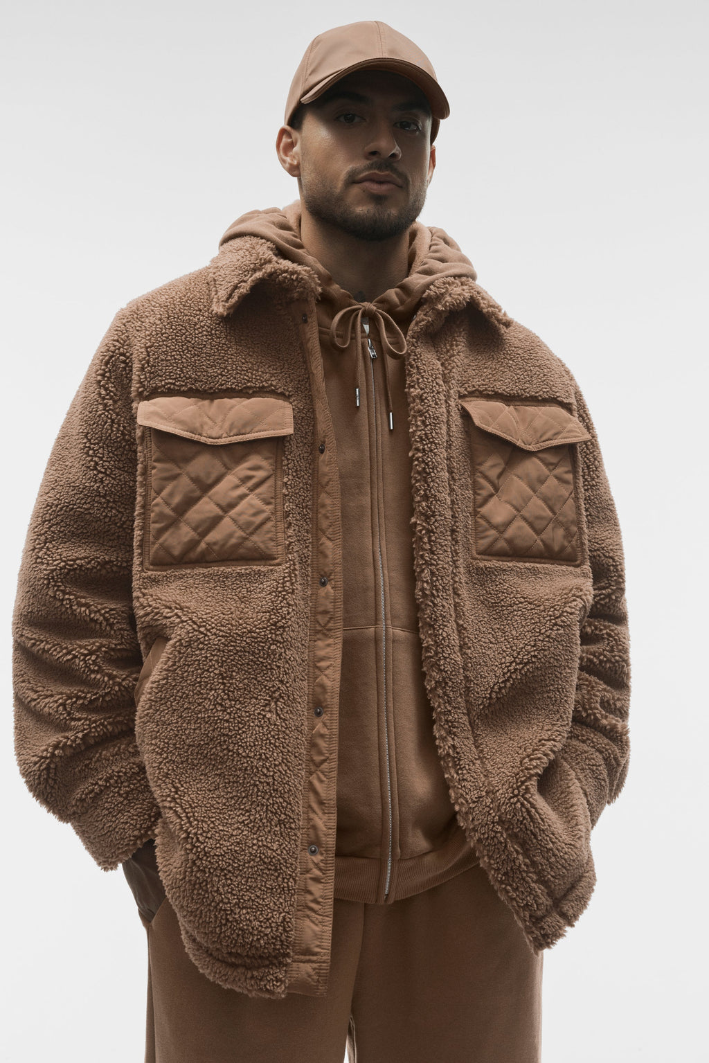 Sherpa Edge Shacket - Java Brown