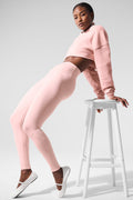 High-Waist Airbrush Legging - Pink Quartz