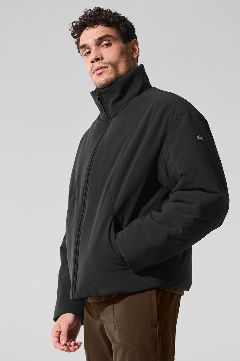 Stretch Woven Notable Jacket - Black