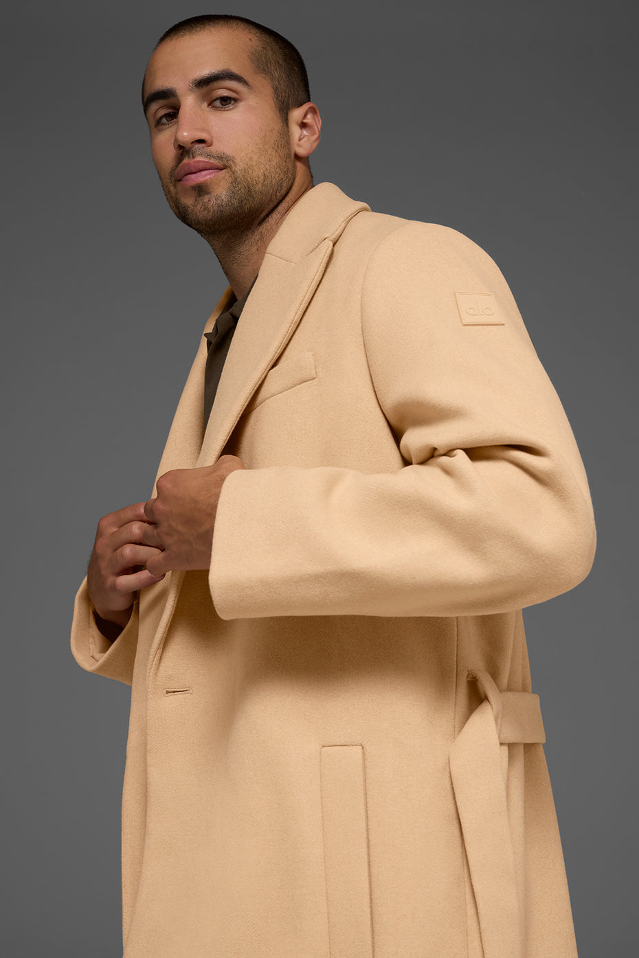 Wool Gameday Overcoat - Camel