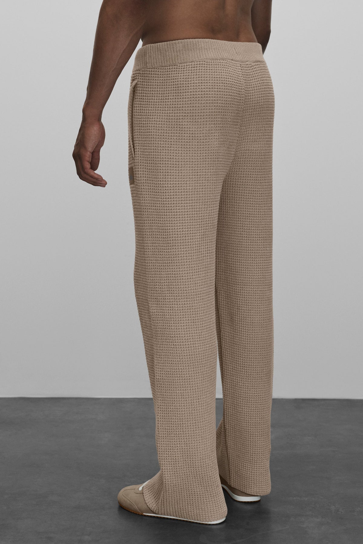 Waffle Chenille Edition Straight Leg Pant - Gravel