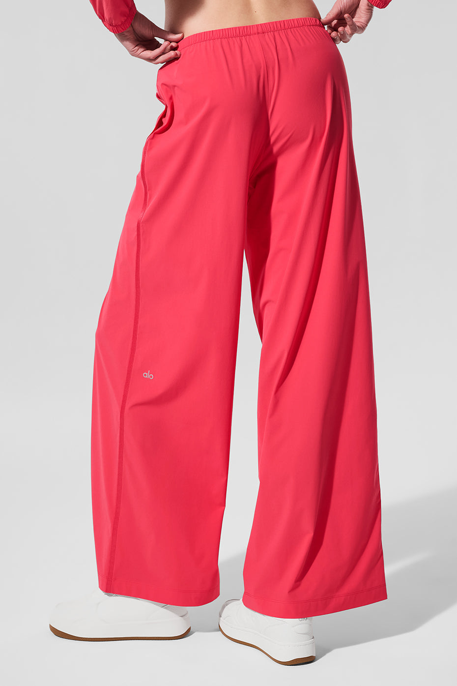 Breezy Wide Leg Pant (Long) - Candy Red
