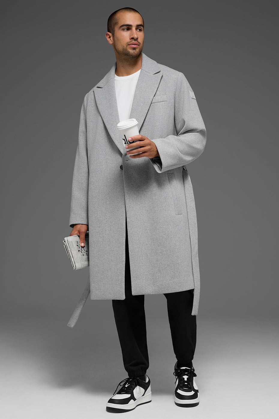 Wool Gameday Overcoat - Athletic Heather Grey