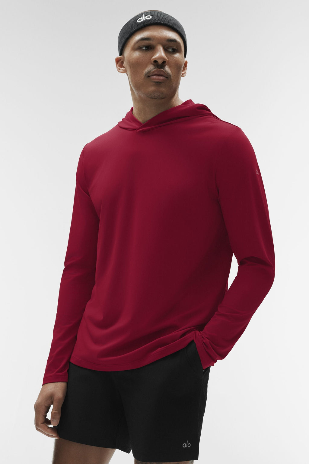 Conquer Reform Long Sleeve With Hood - Garnet
