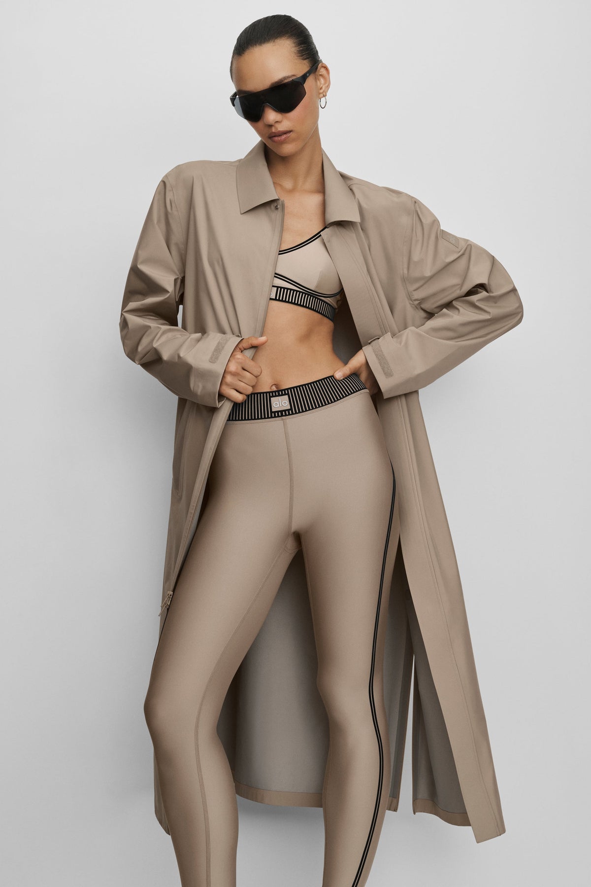 Alpha Shell Long Coat - Gravel