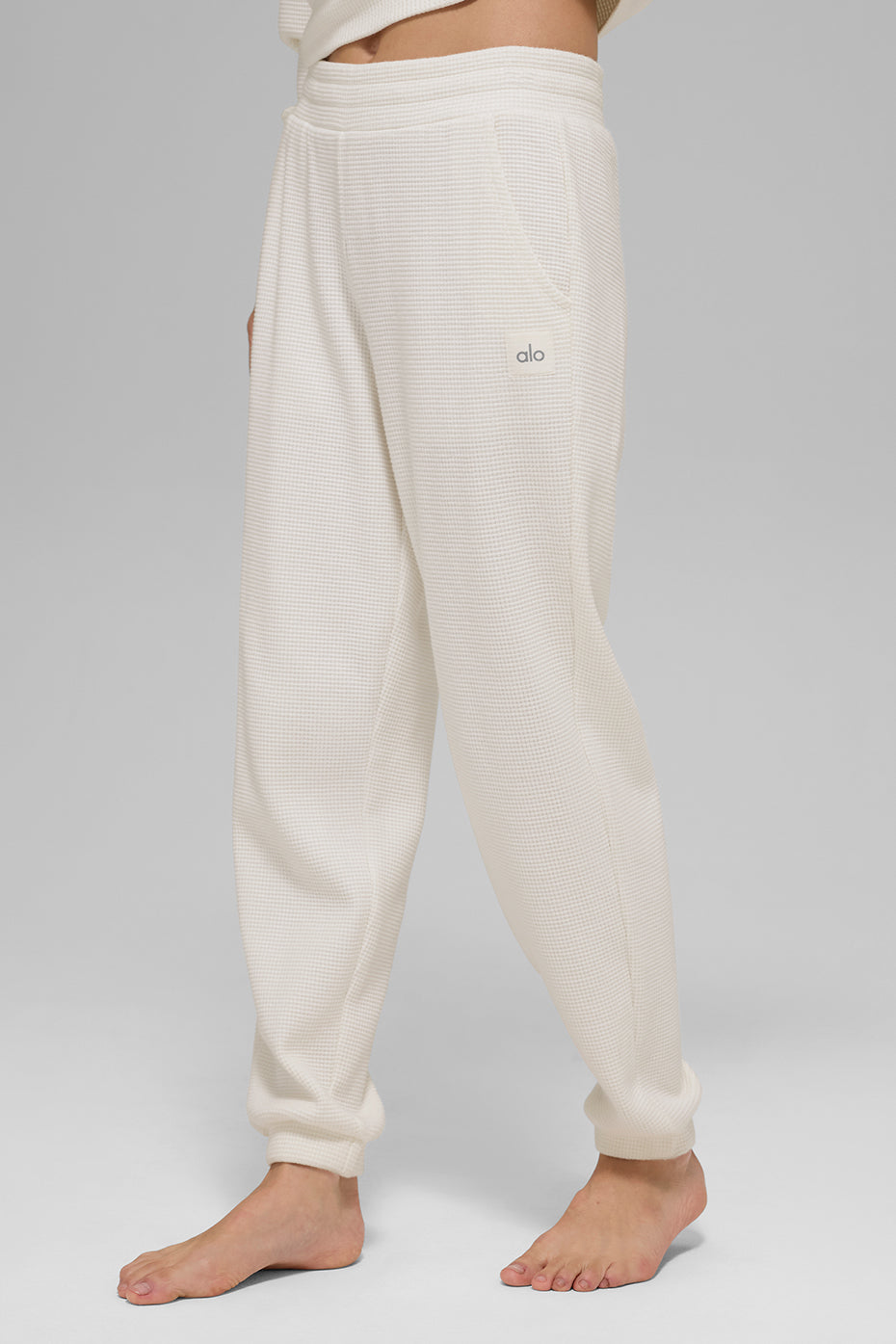 Waffle Weekend Escape Jogger - Ivory