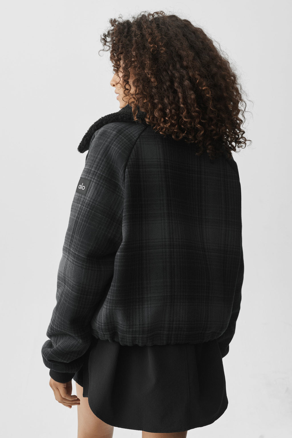 Plaid Alpine Meadow Jacket - Black Plaid