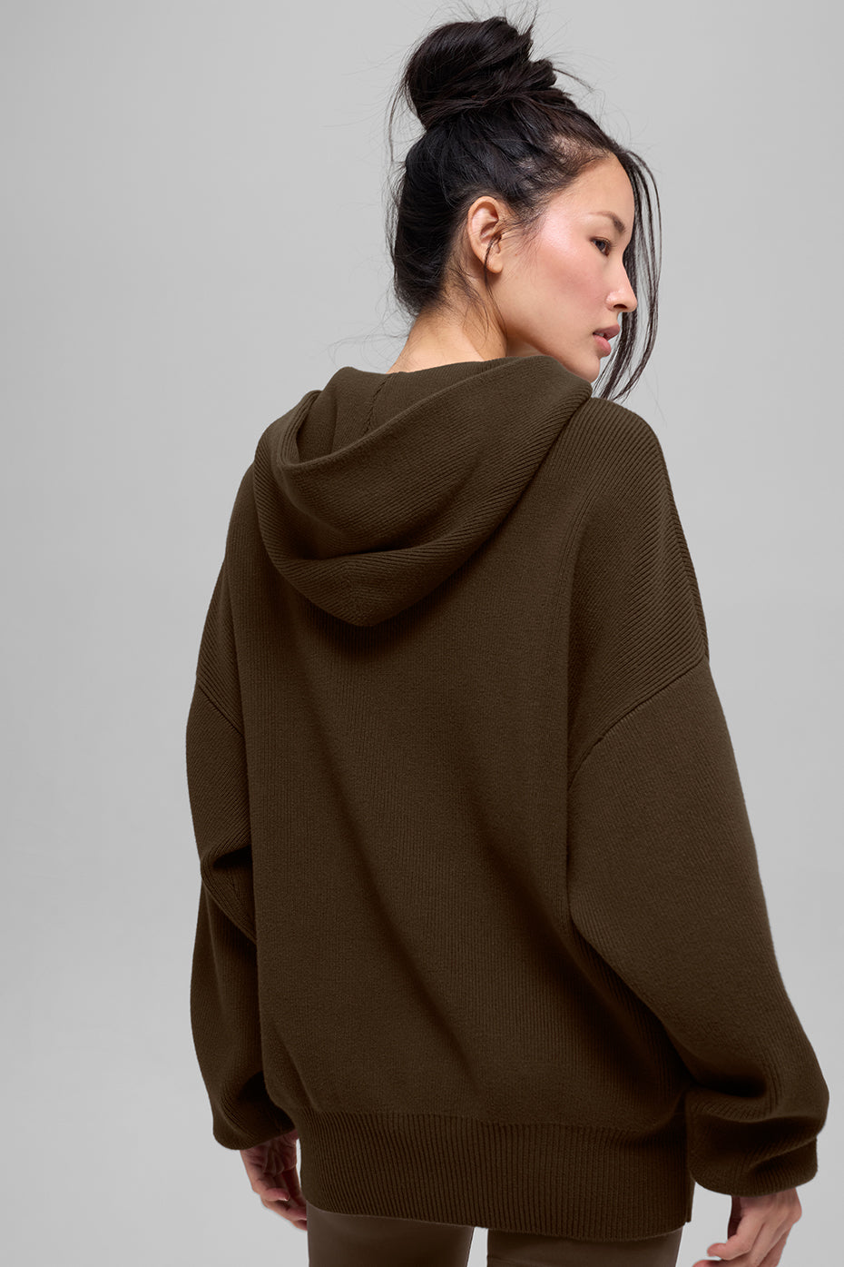 Scholar Hooded Sweater - Espresso