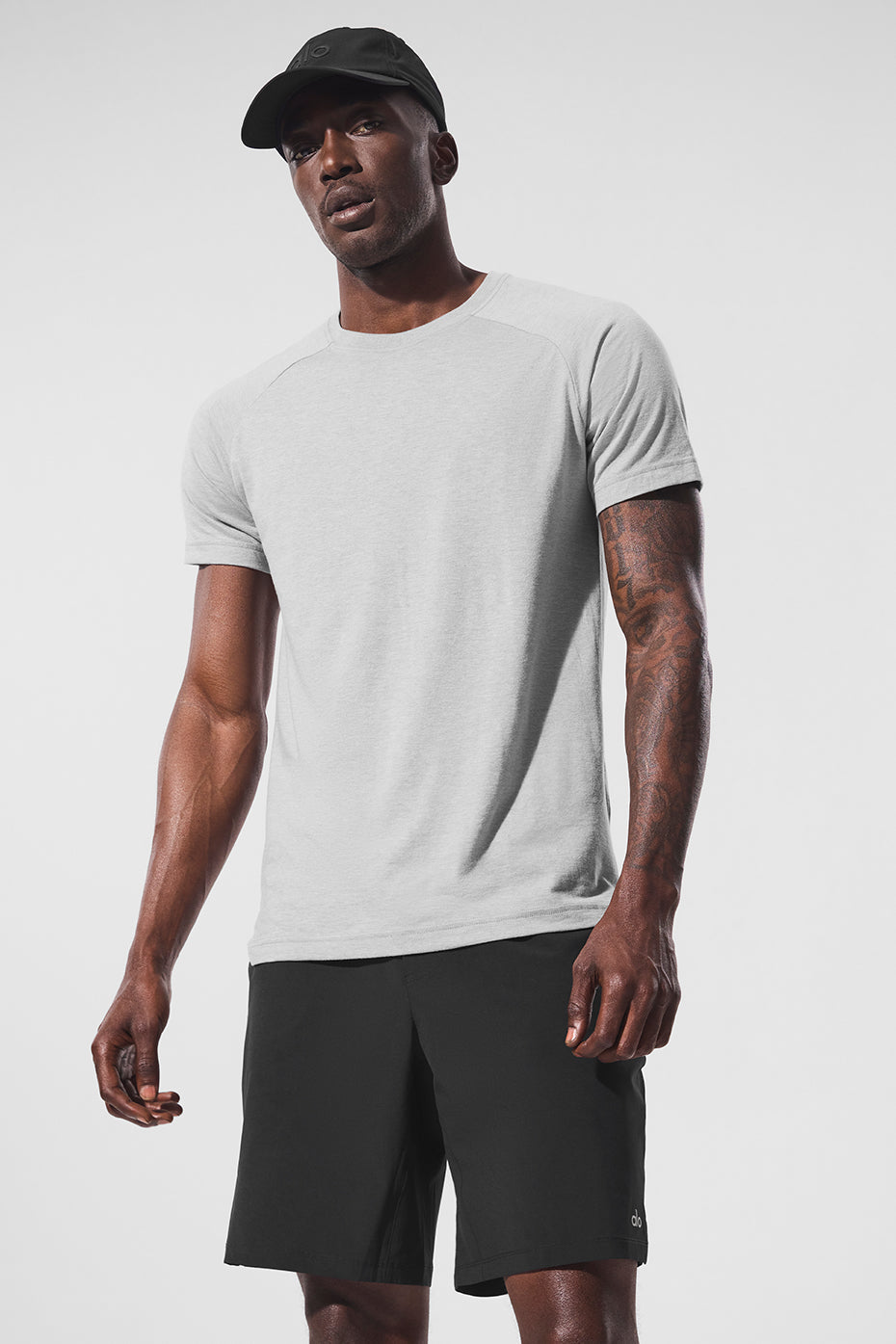 Triumph Raglan Tee - Athletic Heather Grey