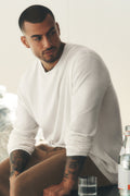 Cashmere Blend Ever Soft Long Sleeve Crew - Ivory