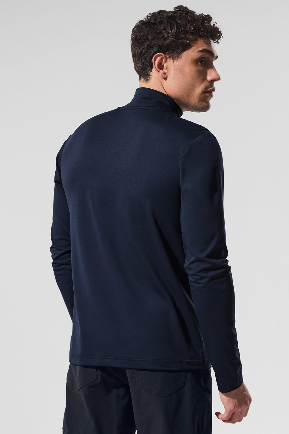 Conquer Reform Mock Neck Long Sleeve - Navy