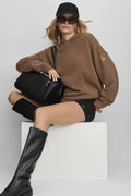 Wool Cashmere New Class Hoodie - Java Brown