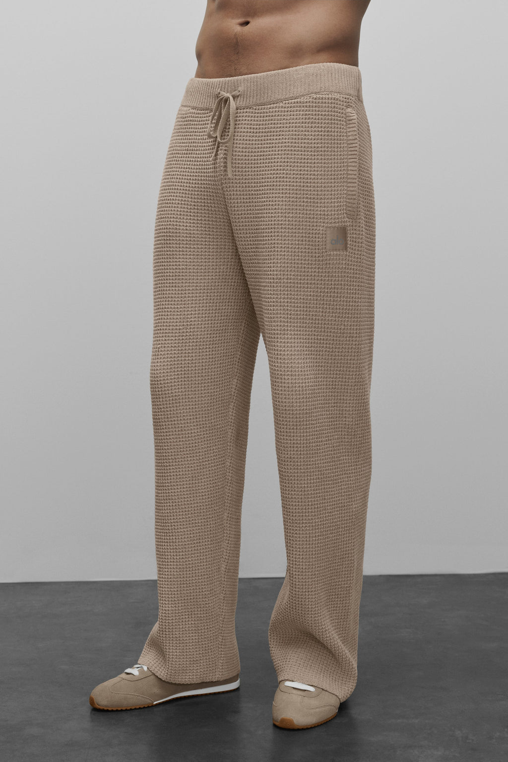 Waffle Chenille Edition Straight Leg Pant - Gravel