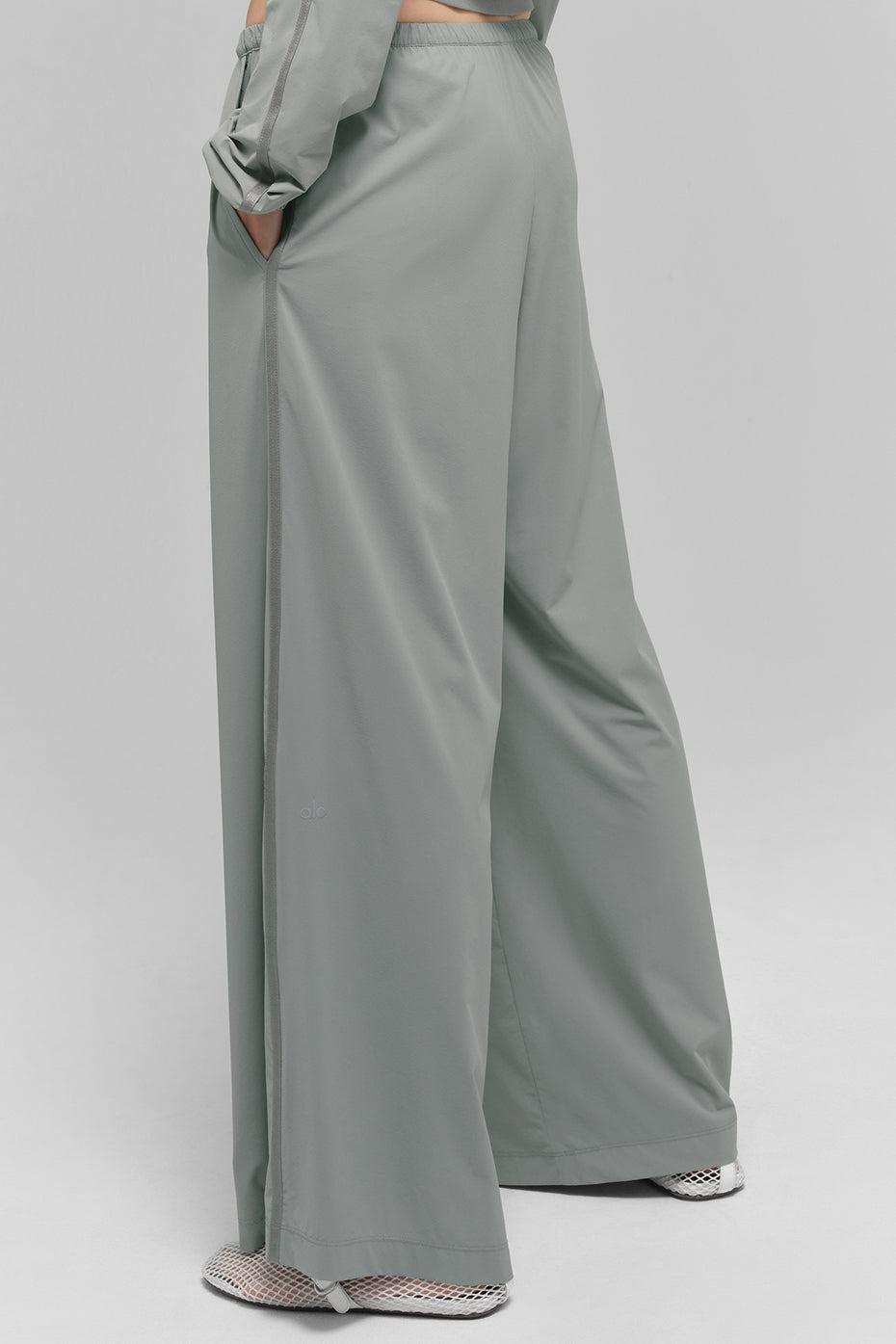 Breezy Wide Leg Pant (Regular) - Lunar Grey