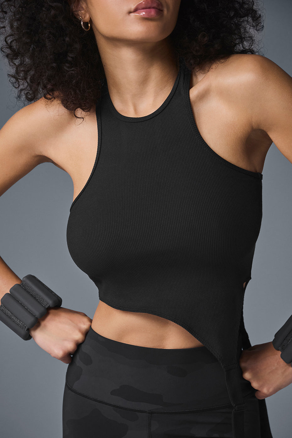 Alosoft Ribbed Revelation Tank - Black