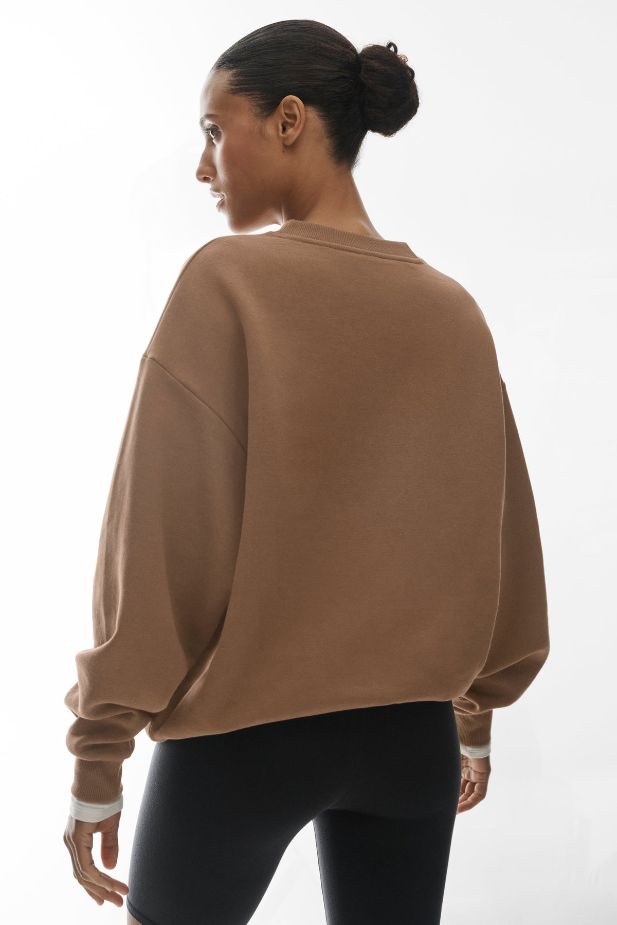 Accolade Crew Neck Pullover - Java Brown
