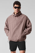 Vantage Nylon Ripstop Track Jacket - Mushroom