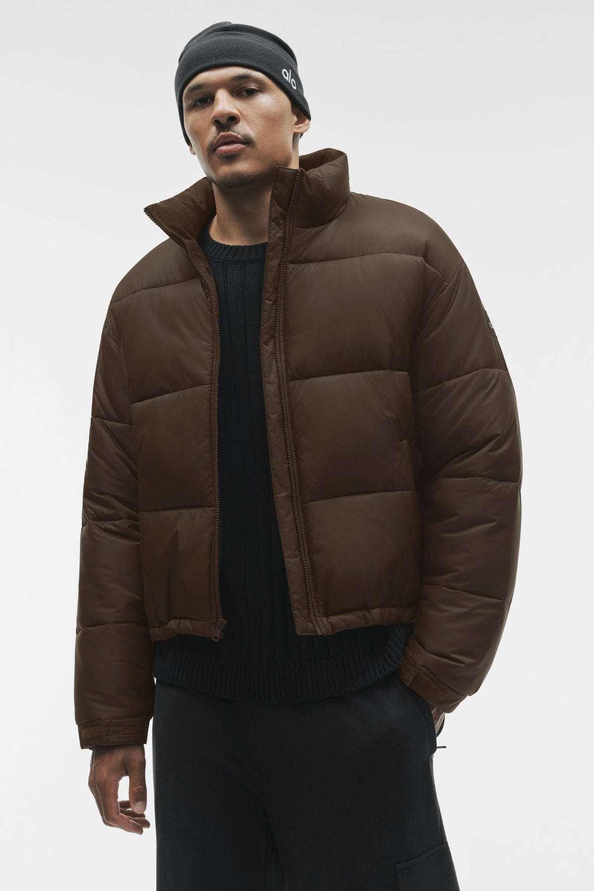 Cold Front Puffer Jacket - Espresso