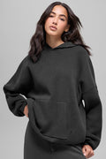 Scholar Hooded Sweater - Anthracite