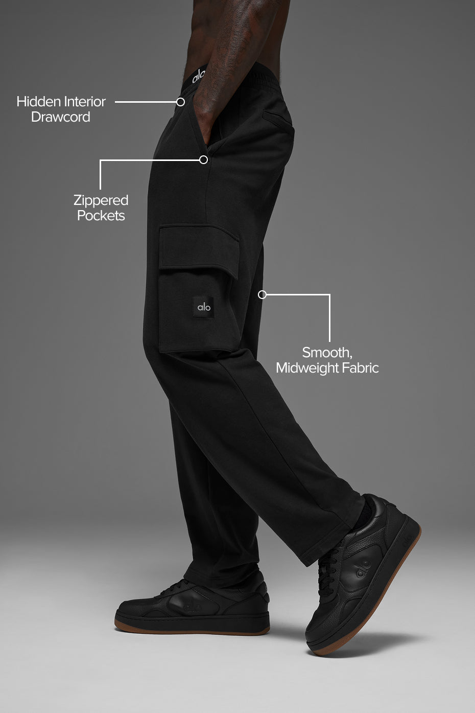 Double Take Cargo Pant - Black