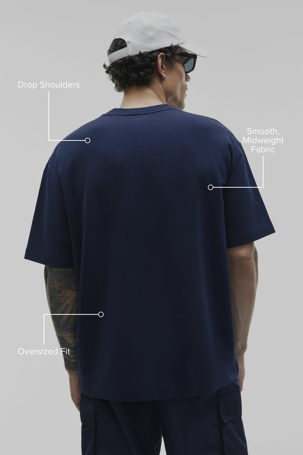 Double Take Short Sleeve - Navy