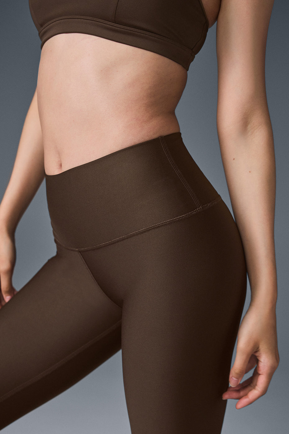 High-Waist Airlift Legging - Espresso