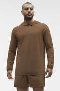 ALO Vapor Long Sleeve Hoodie - Java Brown
