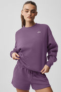 Accolade Crew Neck Pullover - Plum Kiss