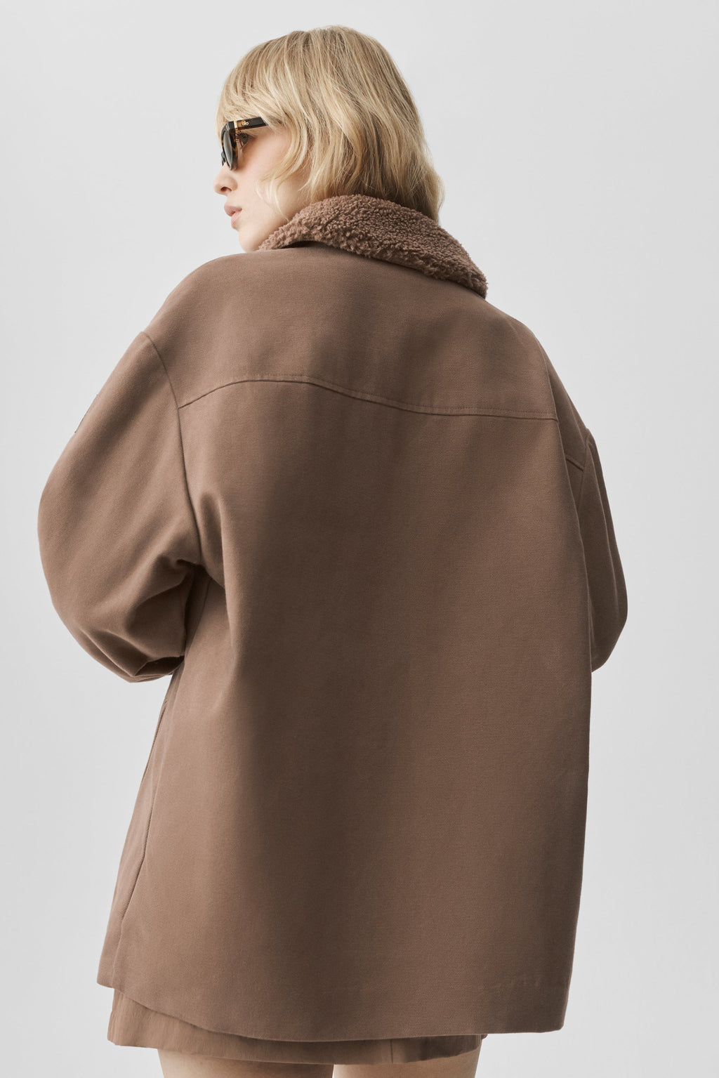 Canvas Utility Shacket - Java Brown