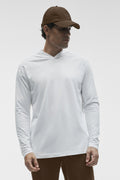 ALO Vapor Long Sleeve Hoodie - White