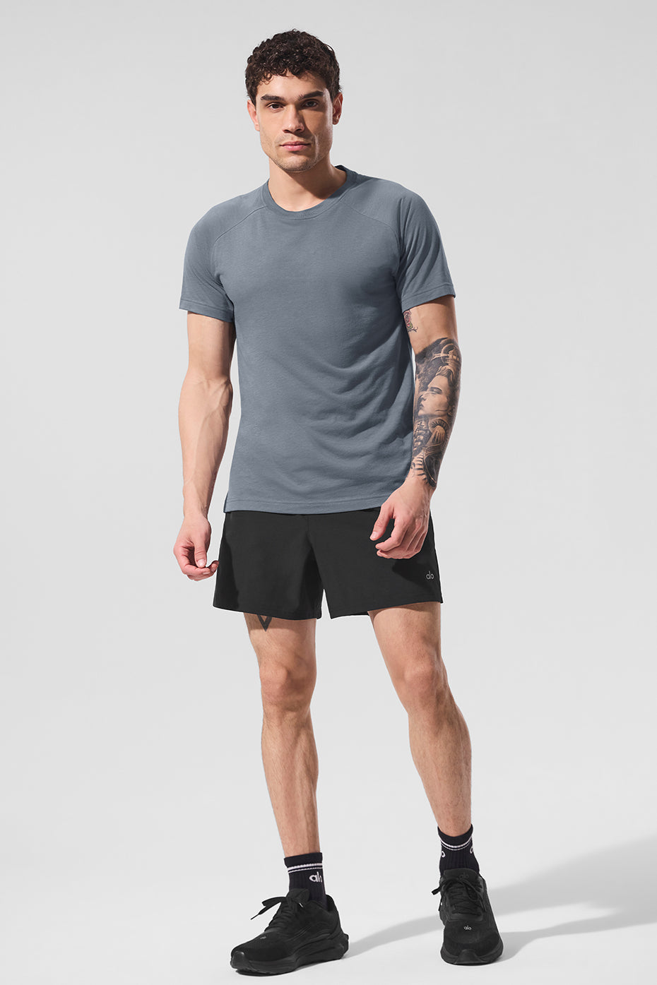 Triumph Raglan Tee - Steel Grey