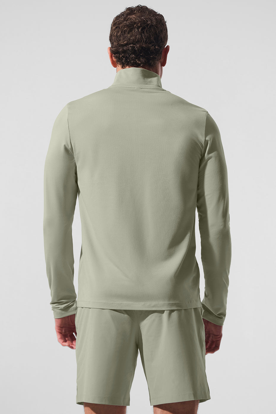 Conquer 1/4 Zip Reform Long Sleeve - Limestone