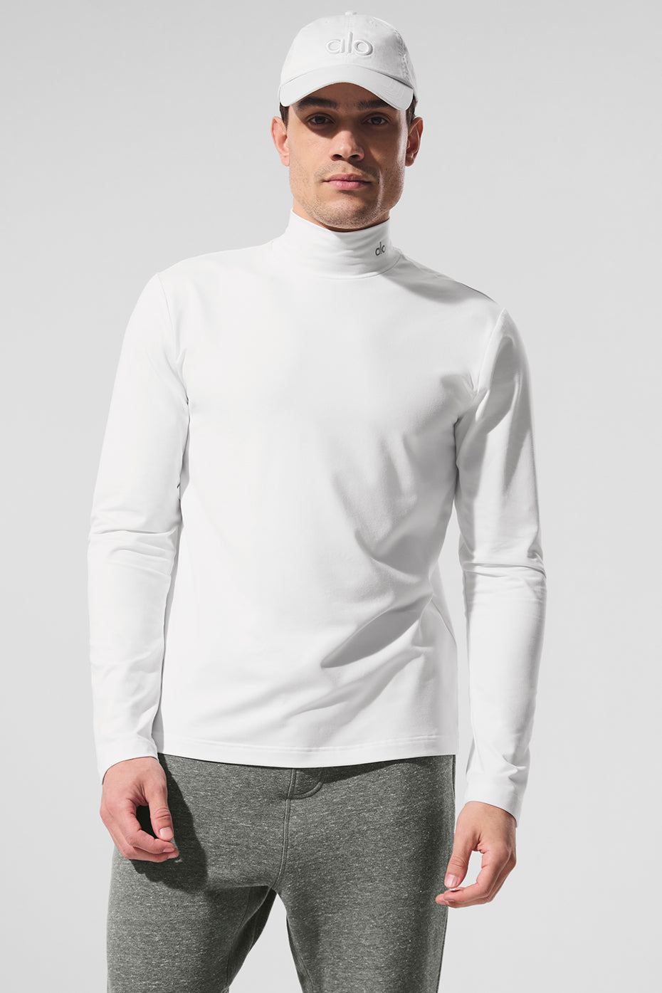 Conquer Reform Mock Neck Long Sleeve - White