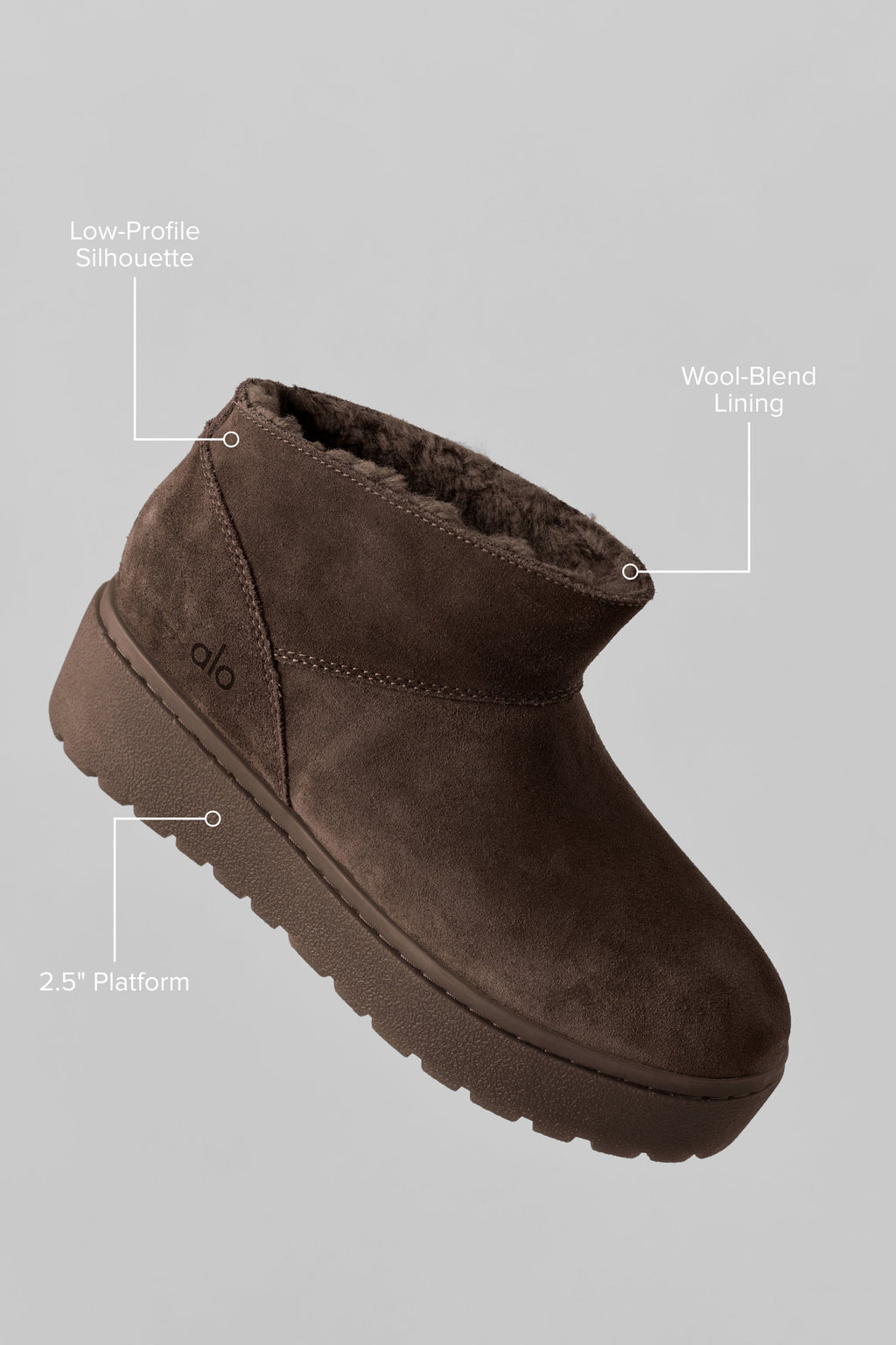 ALO Malibu Low Boot - Espresso