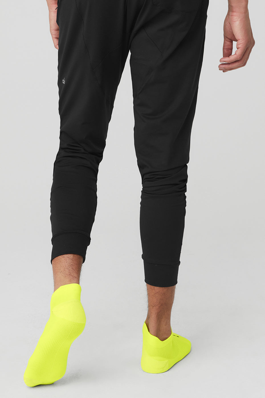 Men's Performance Tab Sock - Highlighter/Black