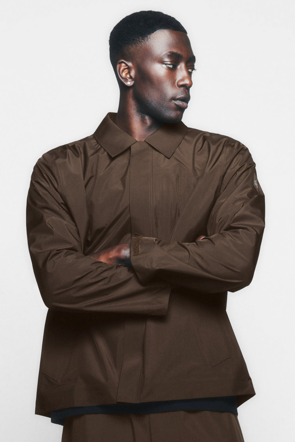 Alpha Shell Overshirt - Espresso