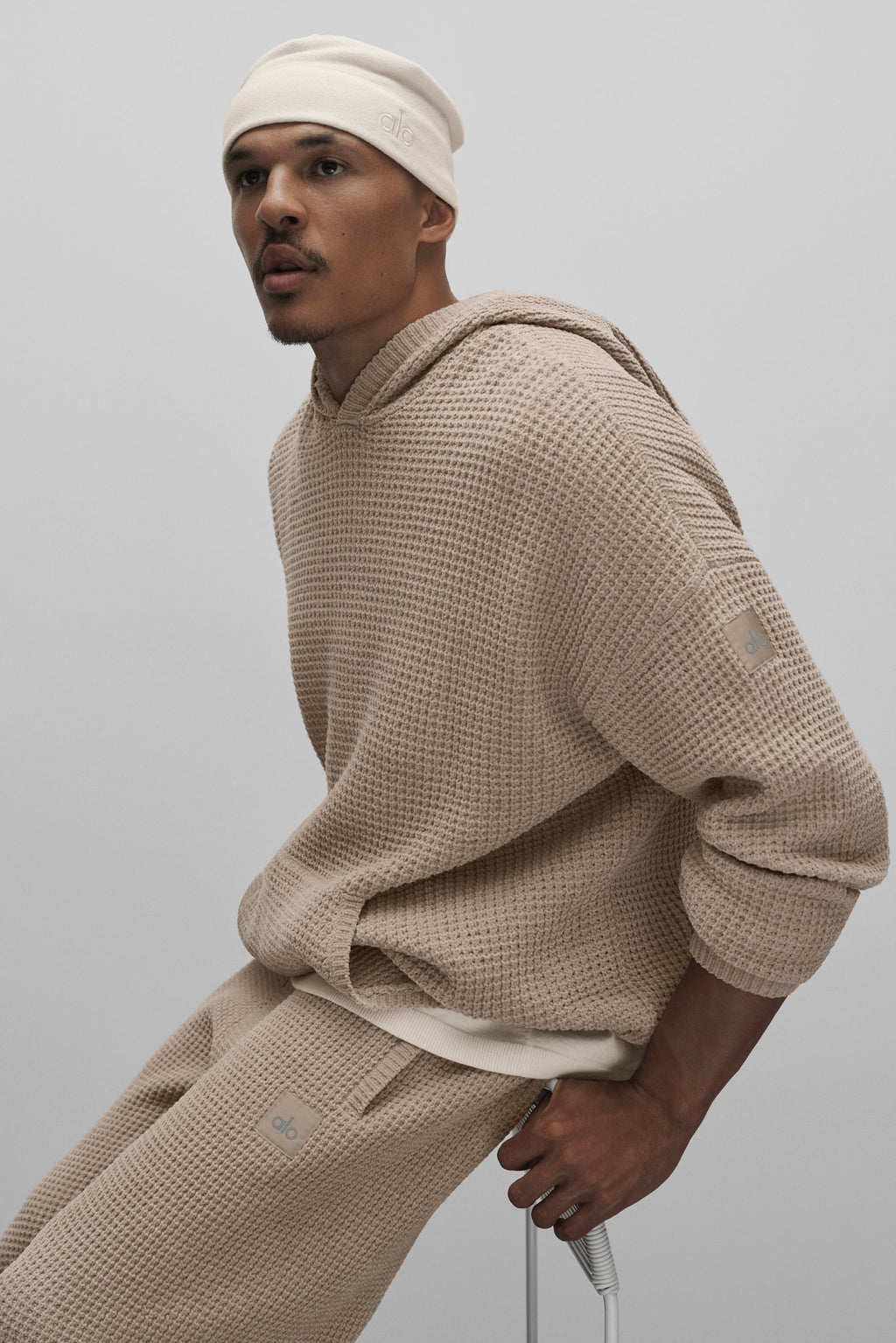 Waffle Chenille Edition Hoodie - Gravel