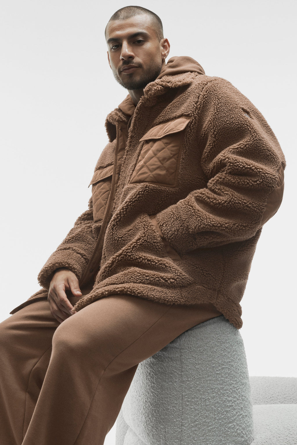 Sherpa Edge Shacket - Java Brown