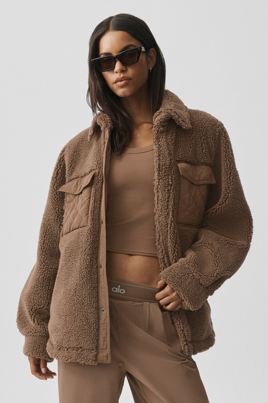 Sherpa Edge Shacket - Java Brown