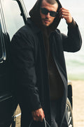 Alpha Shell Long Coat - Black