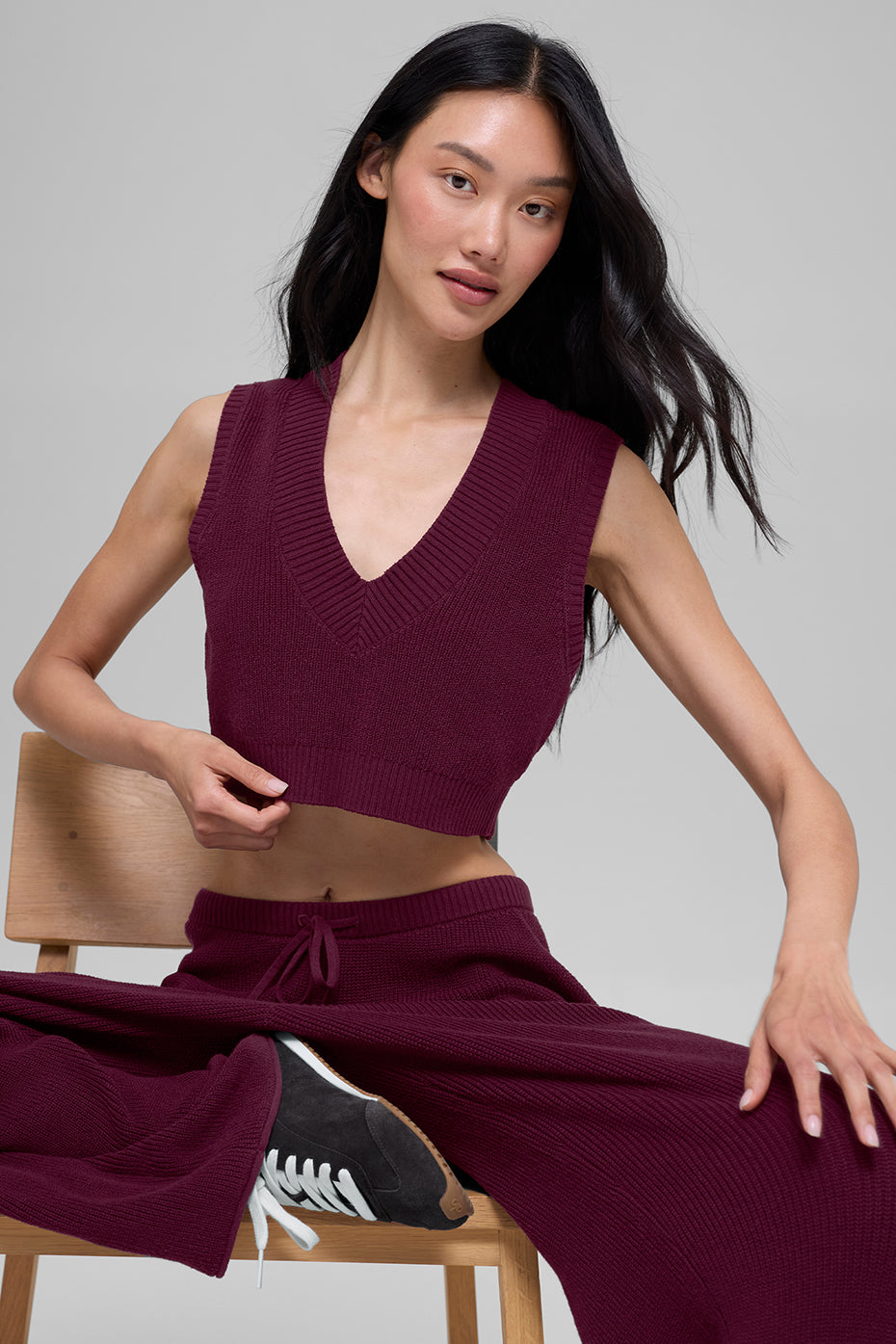 Supernatural Sweater Tank - Burgundy