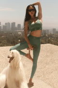 Airlift High-Waist Suit Up Legging - Bamboo Green