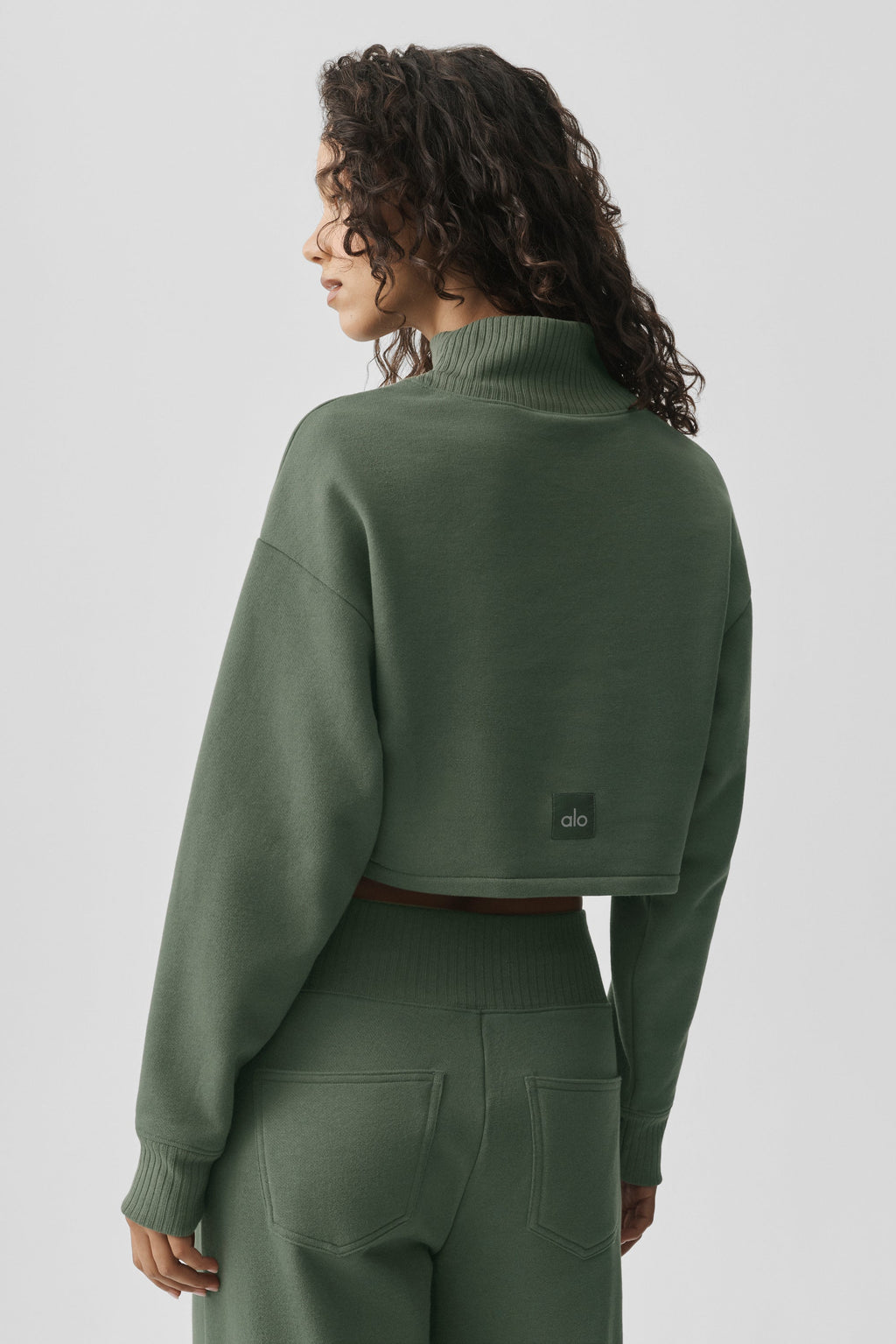 Cropped Serenity Coverup - Bamboo Green