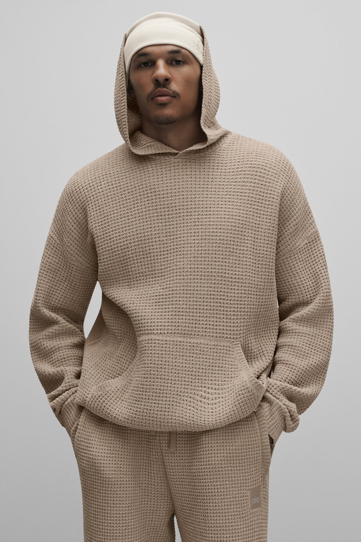 Waffle Chenille Edition Hoodie - Gravel