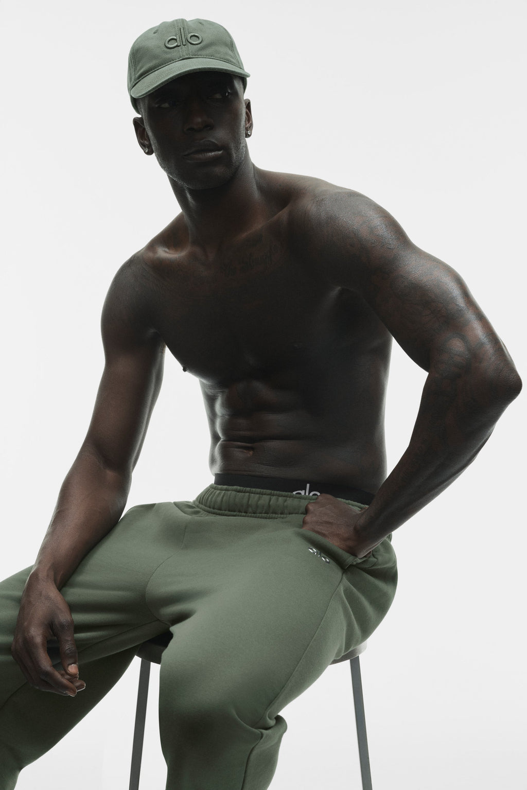 Washed Off-Duty Cap - Bamboo Green Wash