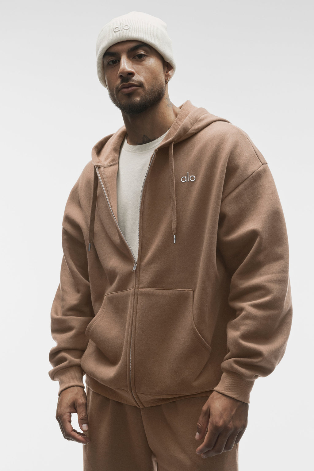 Accolade Full Zip Hoodie - Java Brown