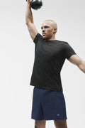 5" Traction Running Short - Navy