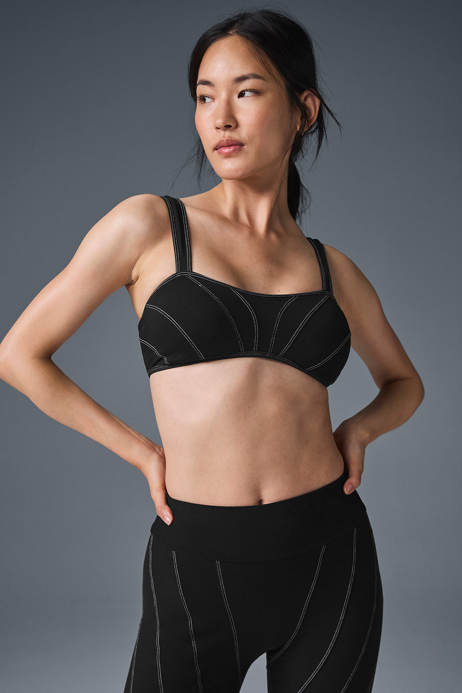 Alosoft Sunray Bra - Black/White