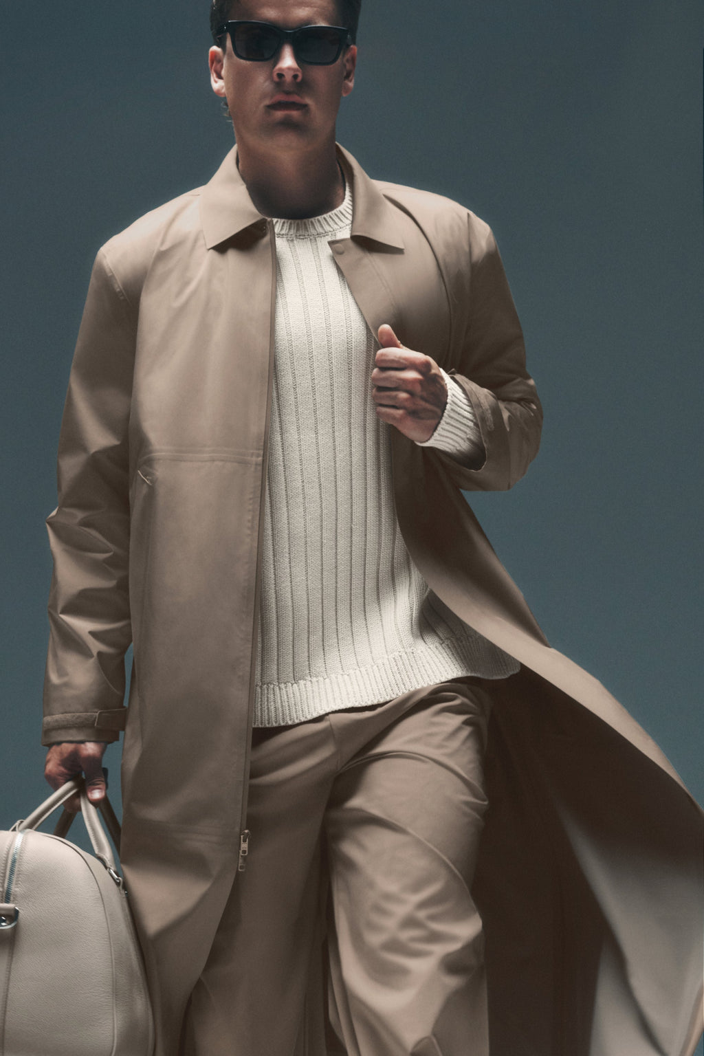 Alpha Shell Long Coat - Gravel