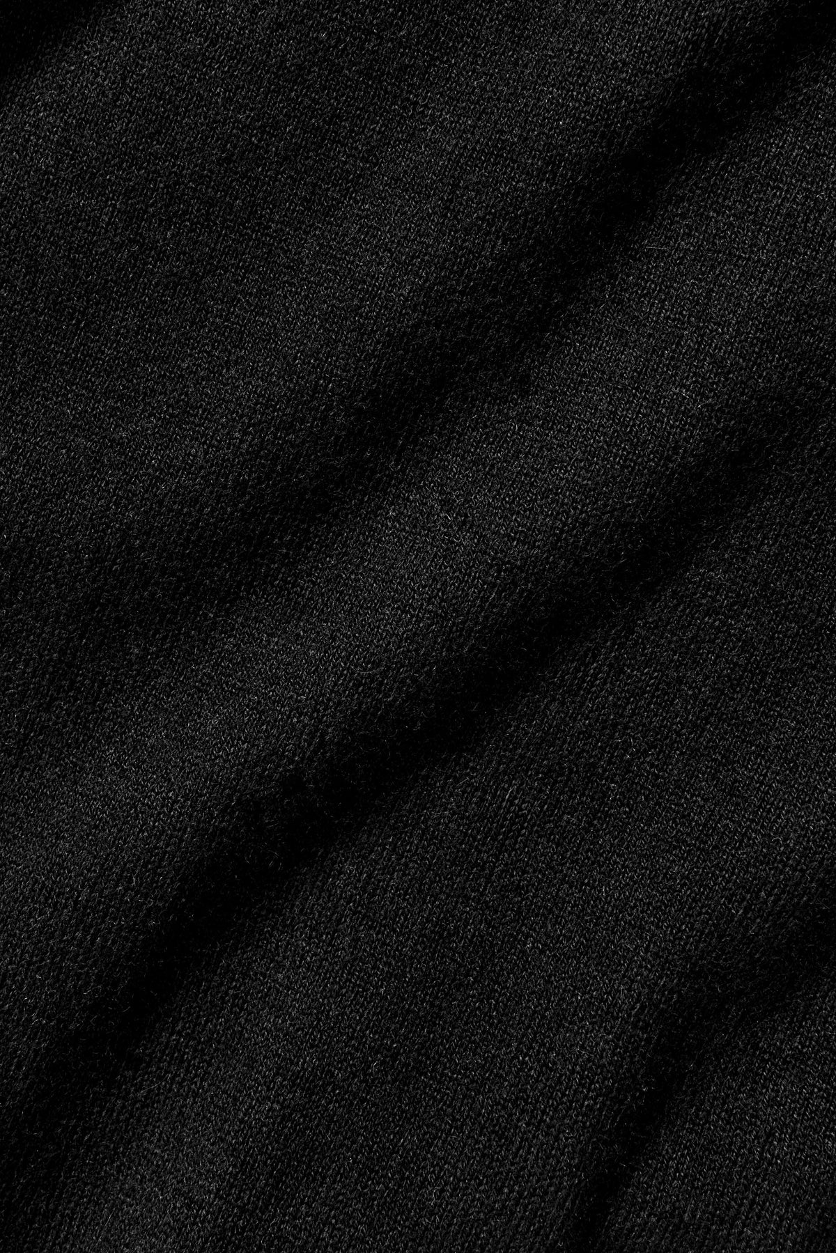 Cashmere Blend Ever Soft Long Sleeve Crew - Black